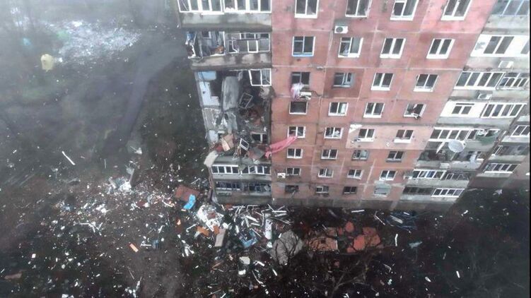 Последствия российских ударов по Угледару