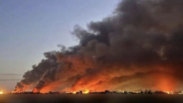 Пожары в Киеве после ночных ударов РФ