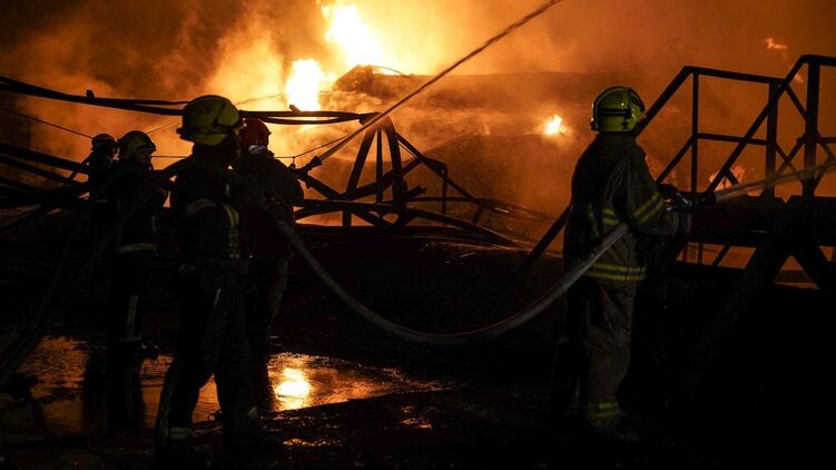 Последствия прилета по предприятию в Одесской области