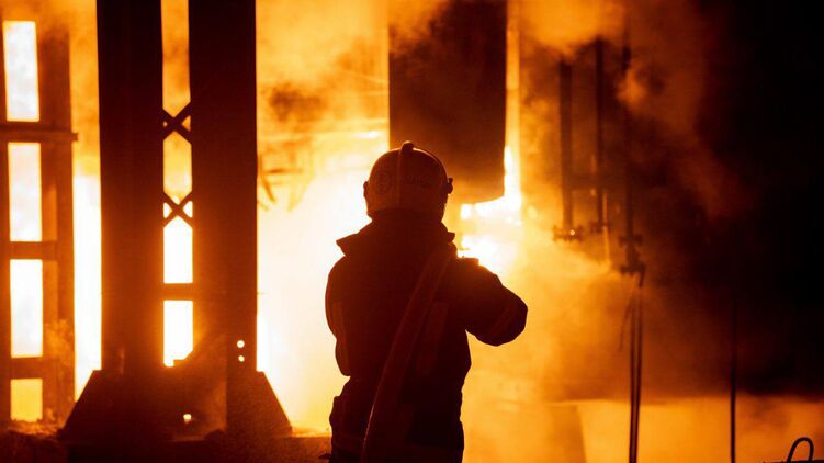 Ночью Одесса оказалась под обстрелом. Фото: ГСЧС
