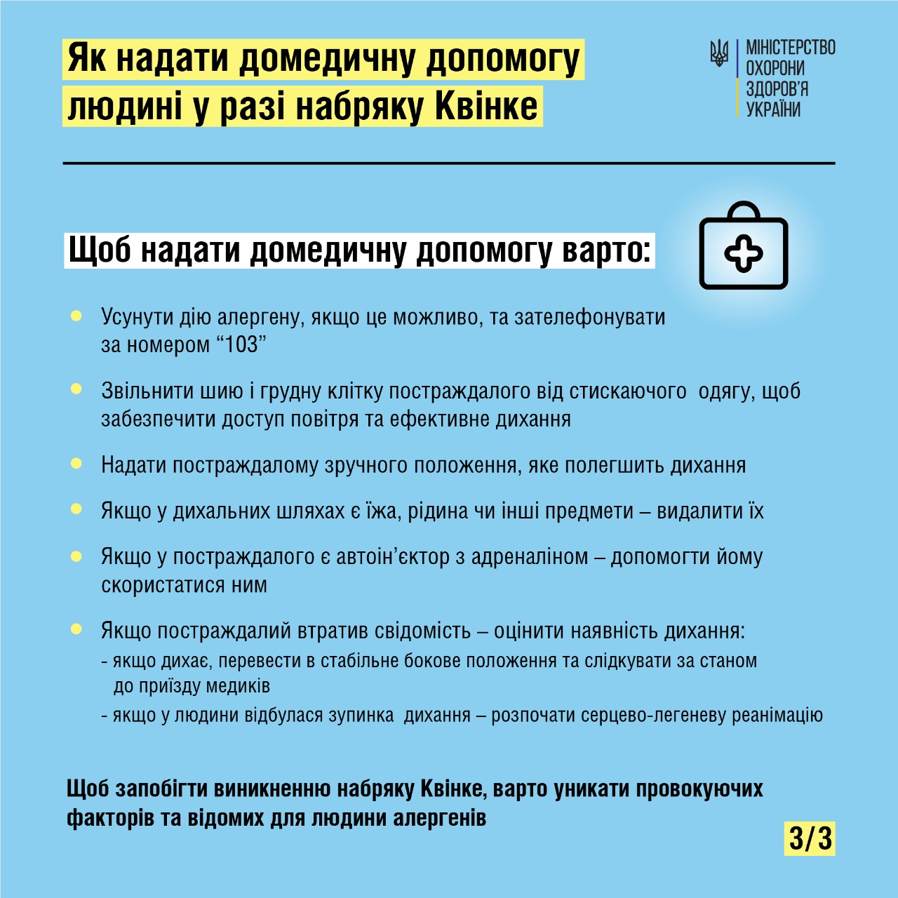 Что делать при отеке Квинке - инструкция