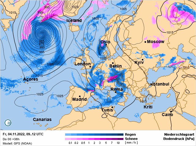 Синоптик Наталья Диденко опубликовала в своем Фейсбук прогноз погоды по Украине на 4 ноября