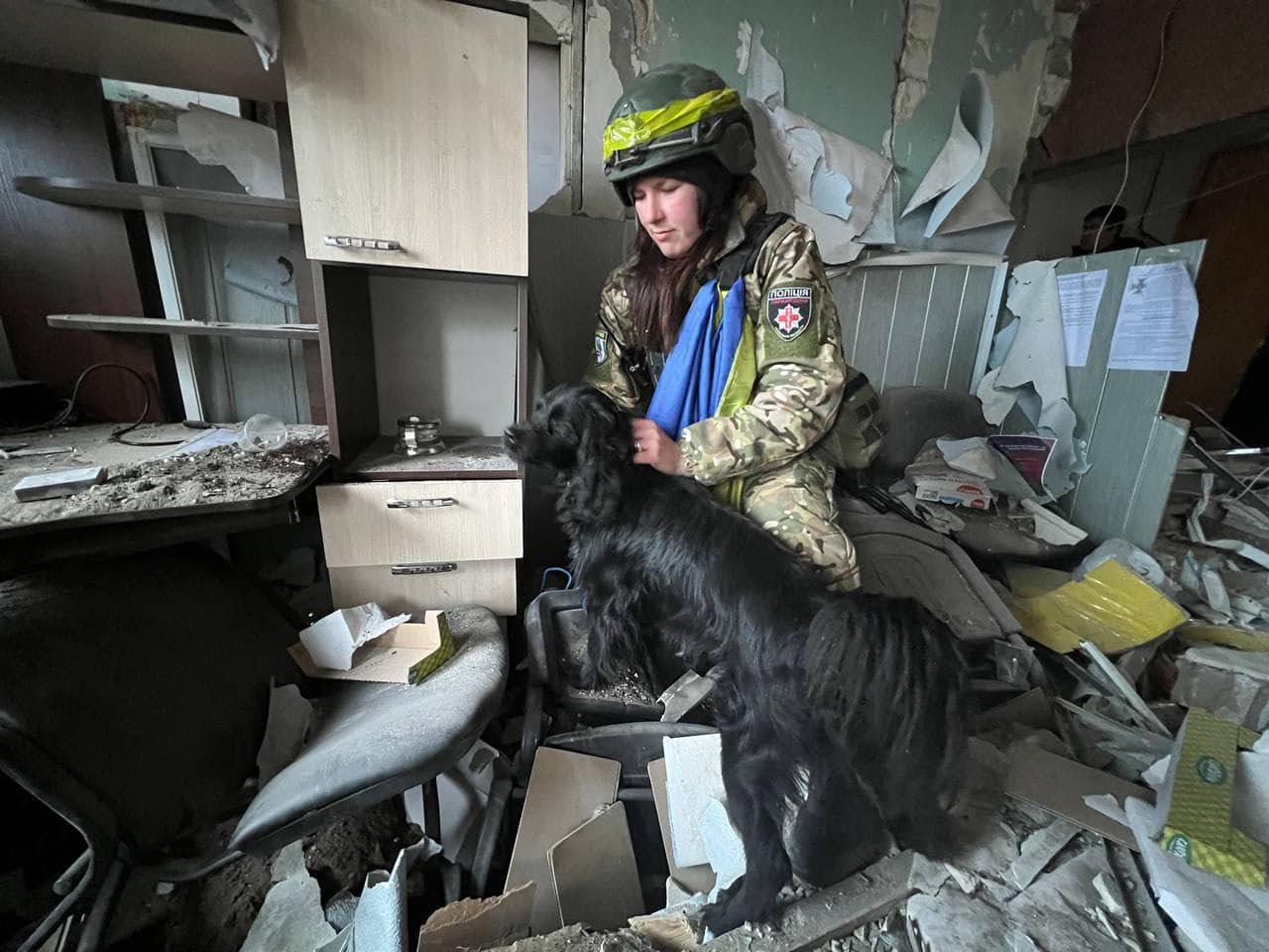 Россияне нанесли удар по Лиманскому отделению полиции