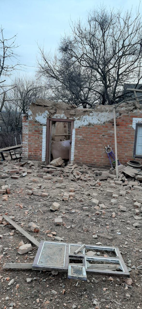 Последствия обстрела Запорожской области