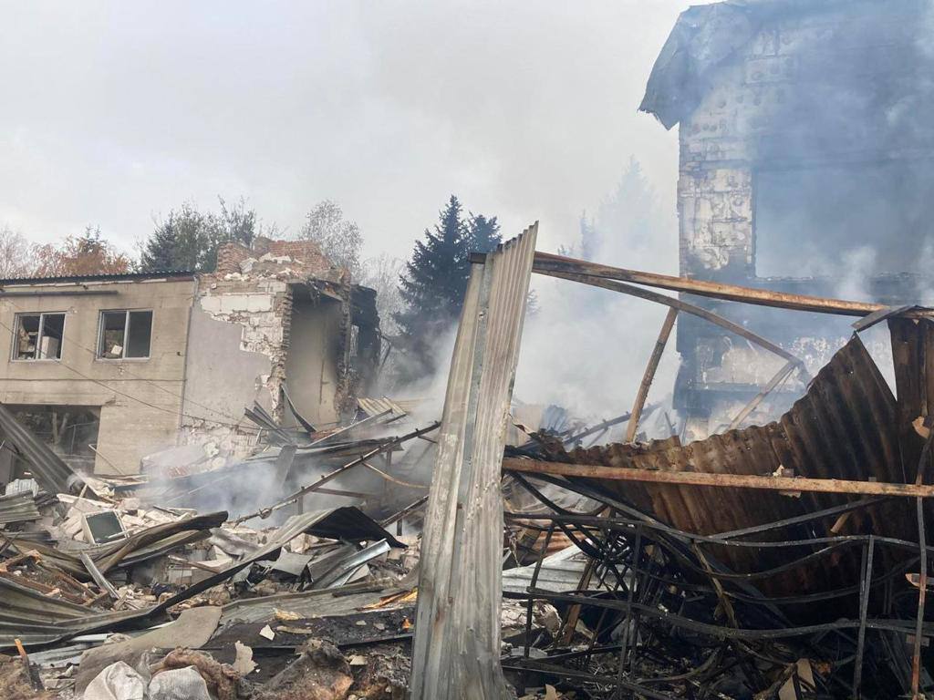 Последствия удара по Запорожью. Фото:&nbsp;t.me/kurtievofficial