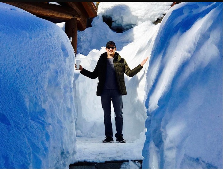 Раннер после снежной бури