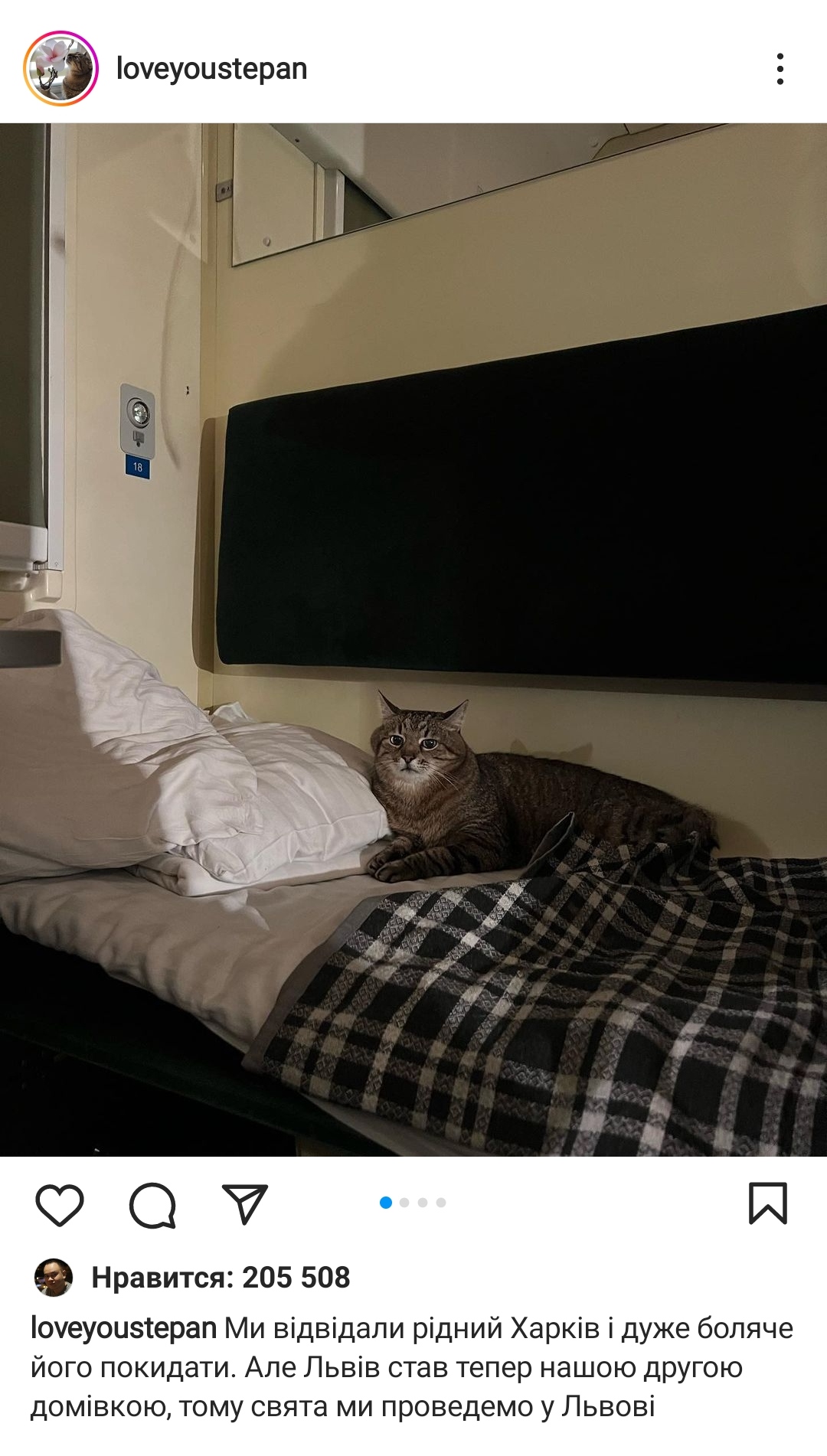 скрин с Instagram