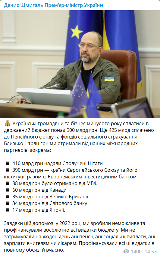 скрин с телеграма