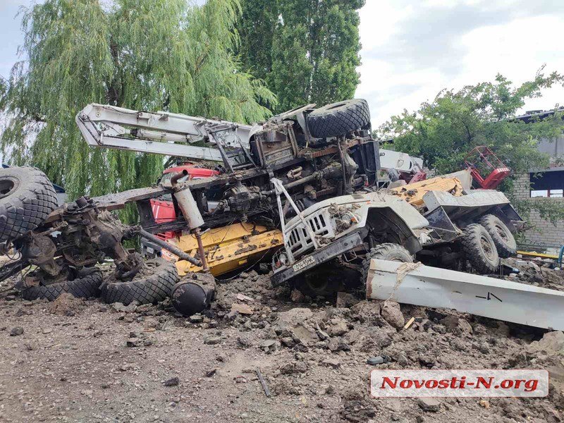Последствия удара по Николаеву