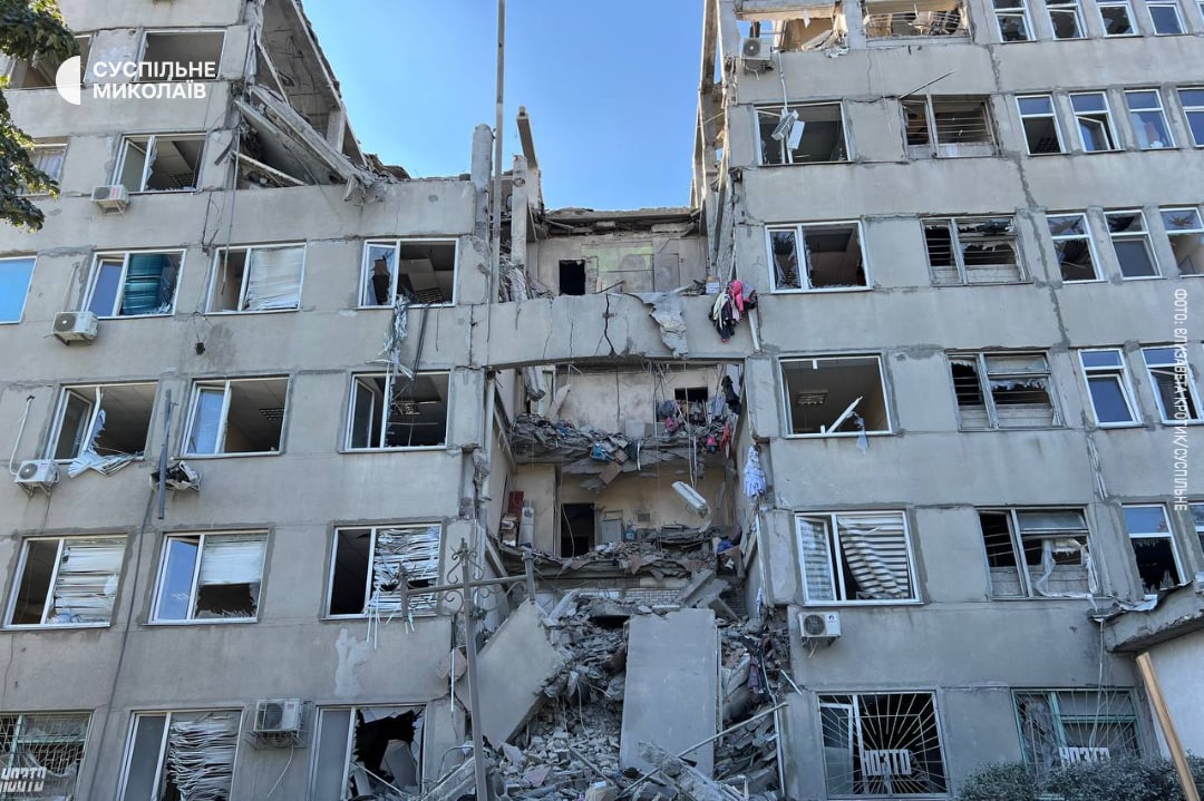 Обстрел Николаева 14 сентября