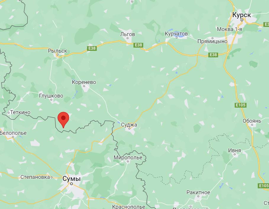 Местные Телеграм-каналы в РФ сообщают об обстреле приграничного села Елизаветовка Глушковского района в Курской области