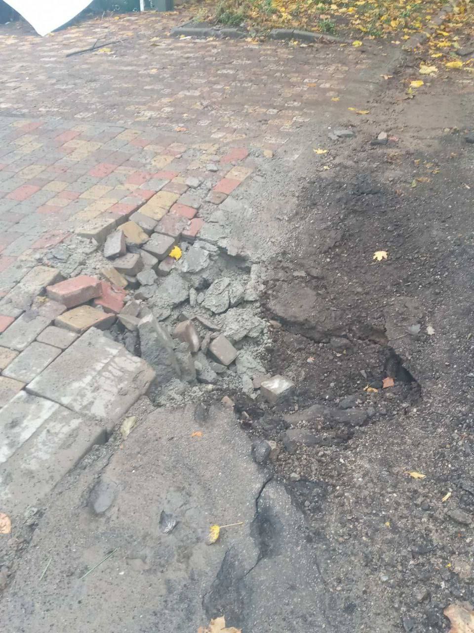 Последствия обстрела Бахмута