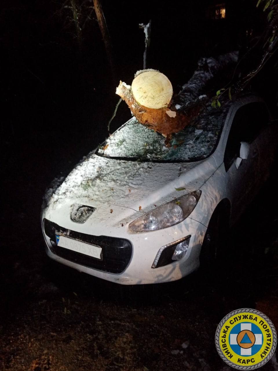 Последствия непогоды в Киеве