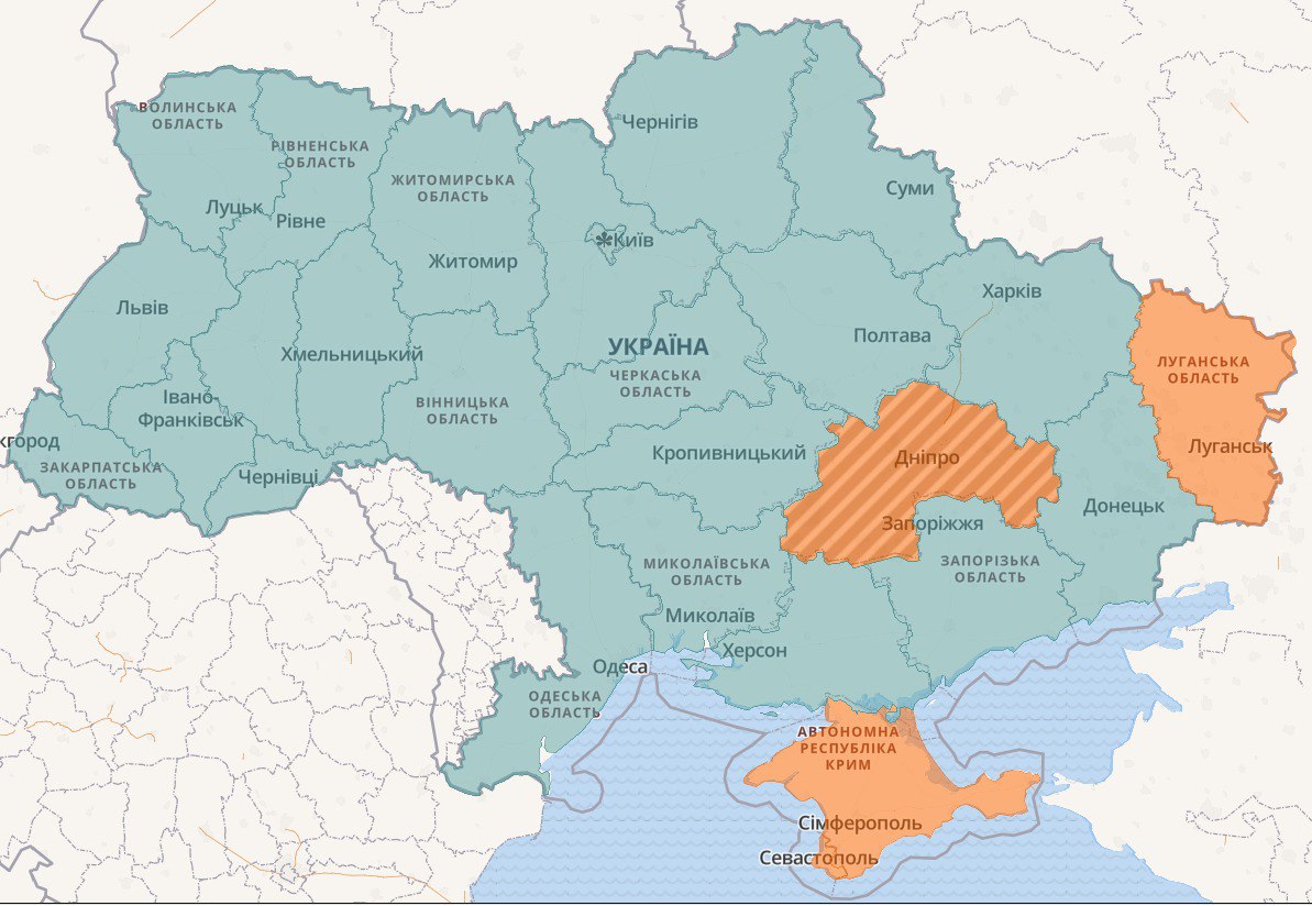 В Никополе продолжается воздушная тревога