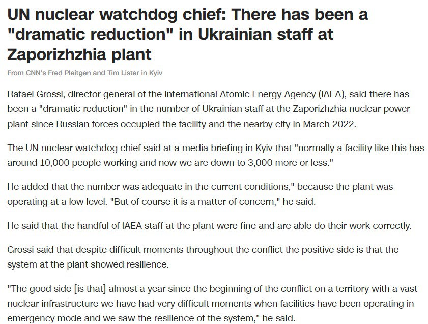 На ЗАЕС різко скоротилася кількість українського персоналу