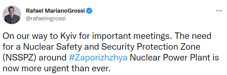 Рафаэль Гросси едет в Киев