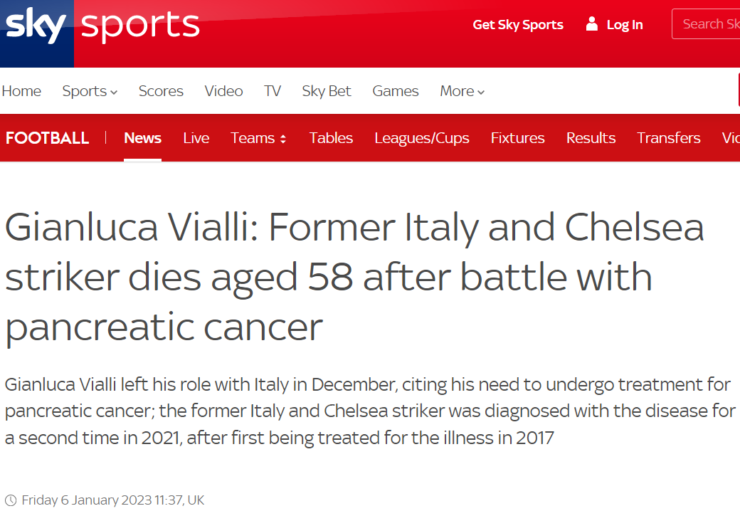 Скончался Джанлука Виалли