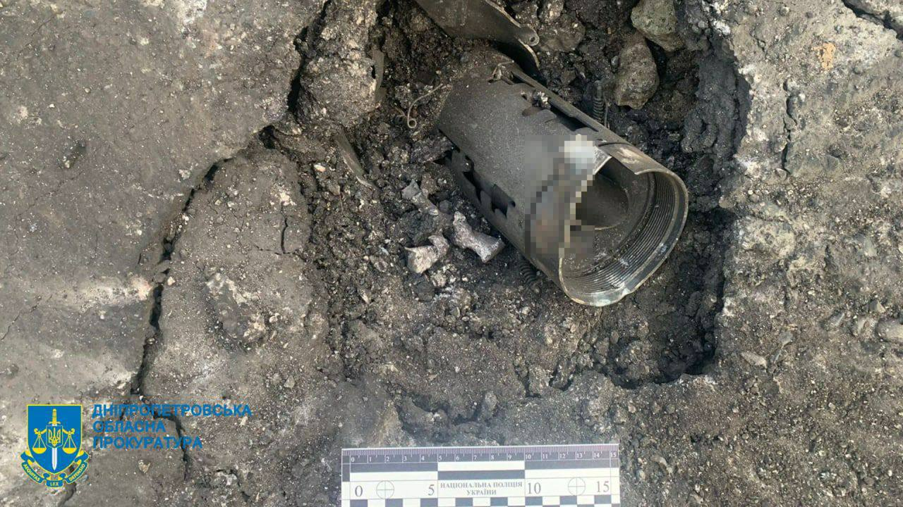 Последствия обстрела Днепропетровской области