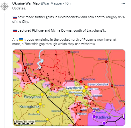 Российские войска захватили 85% Северодонецка 