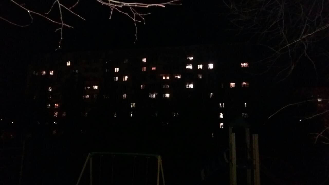 Фото из Энергодара после аварии