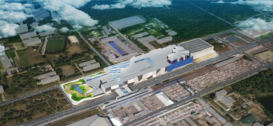 Проект будущего ТРЦ на "Лесной". Фото: desn.kyivcity.gov.ua