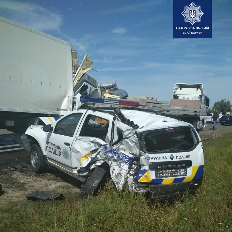 ДТП с патрульными Белой Церкви