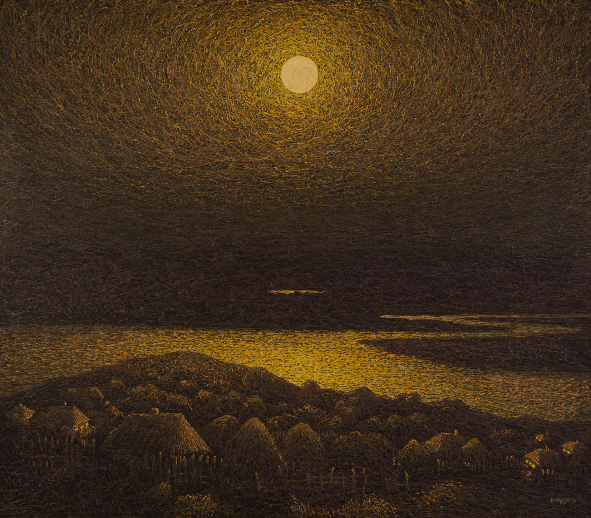 Картина Ивана Марчука "Золотая ночь". Фото:&nbsp;facebook.com/Ivanmarchukartist