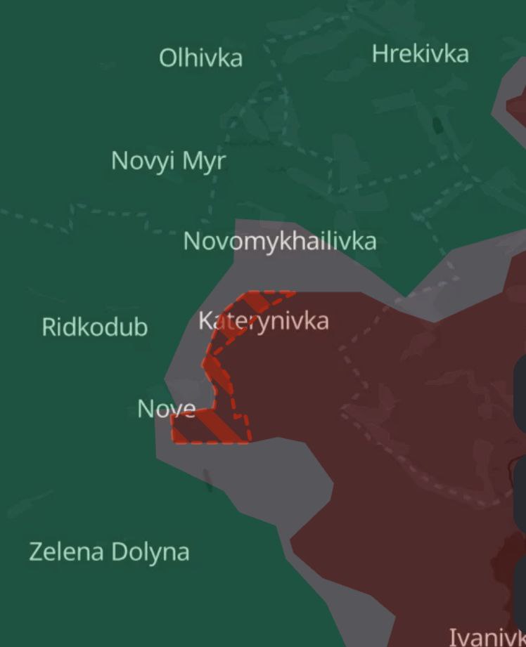 Карта боевых действий (3). Источник - Deep State