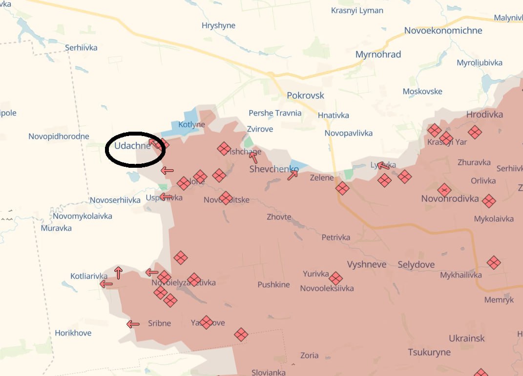 Карта бойових дій (3). Джерело - Deep State