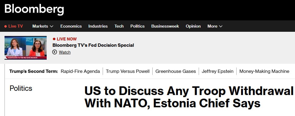 Заголовок на bloomberg.com