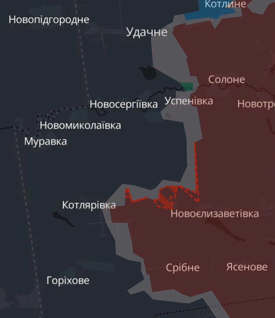 Карта бойових дій. Джерело - Deep State