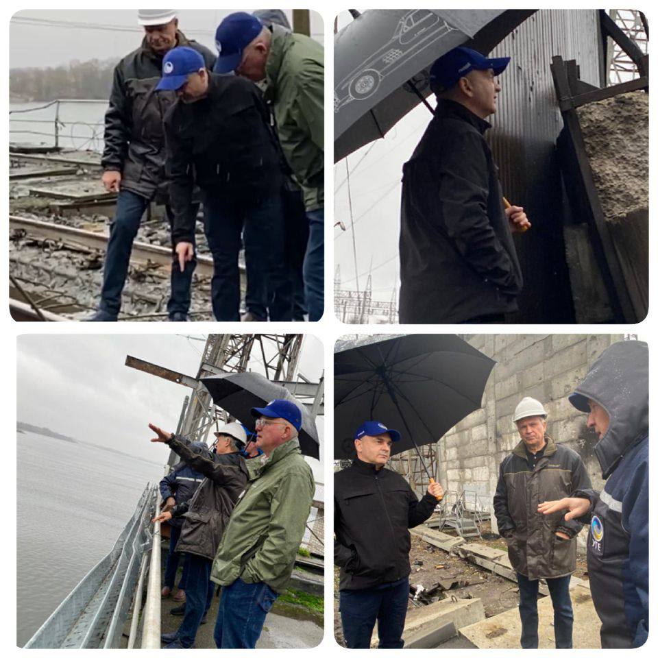 Фото огляду Кременчуцької ГЕС після удару РФ