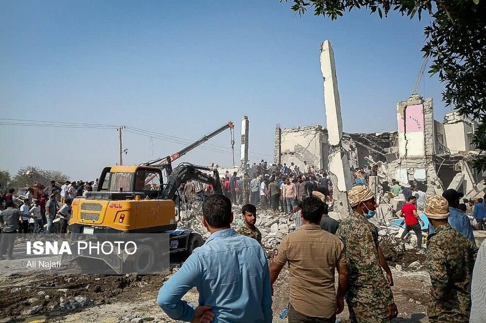 Фото (3) зруйнованої школи в Ірані. Джерело – Телеграм