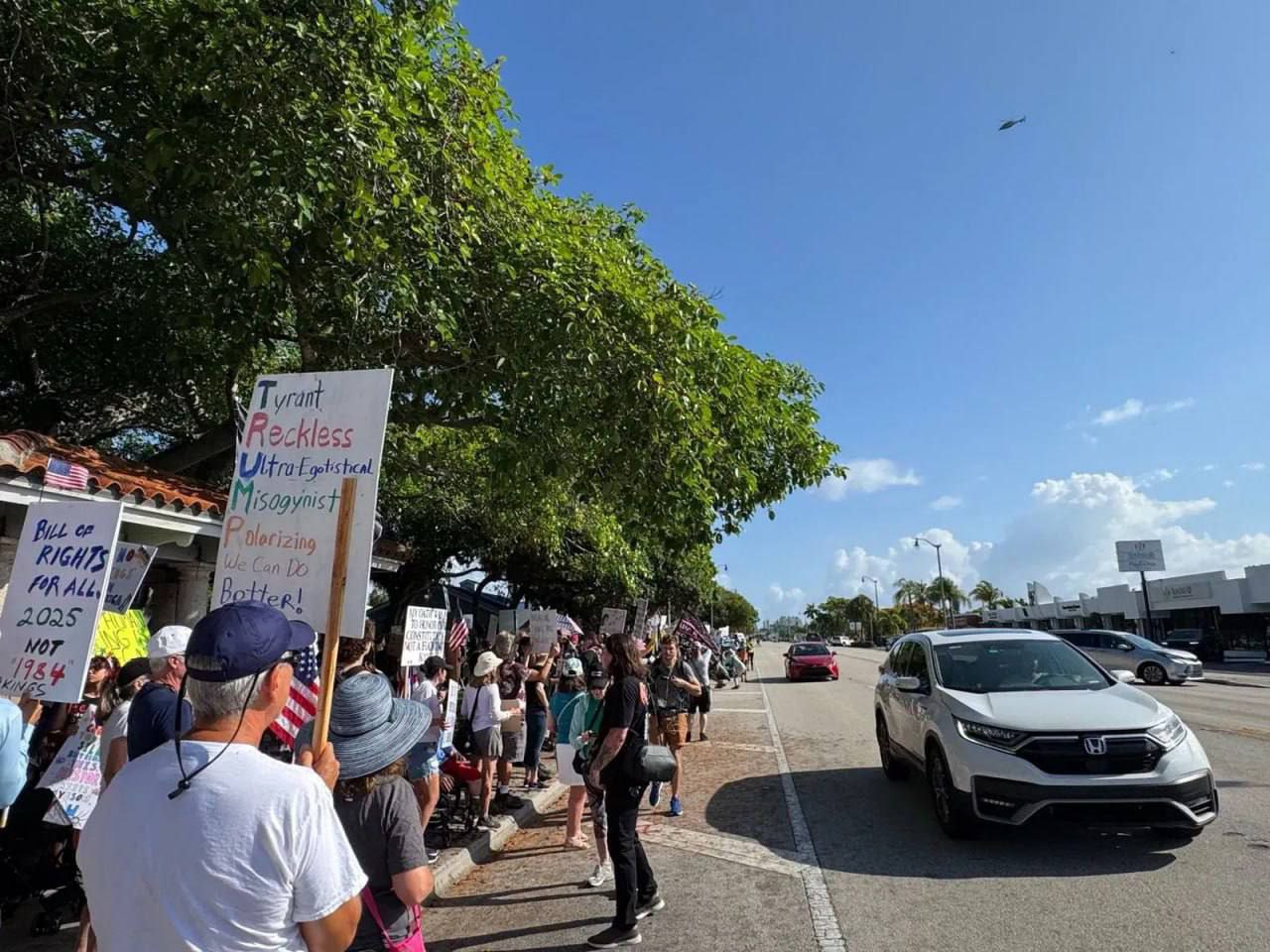 Фото (2) протесту. Джерело - Телеграм