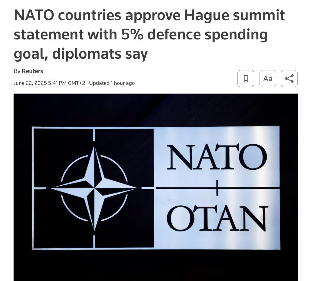 Снимок заговка на reuters.com