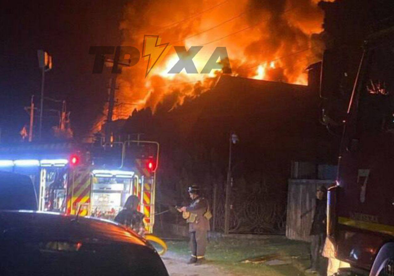 Фото ликвидации пожара. Источник - Телеграм