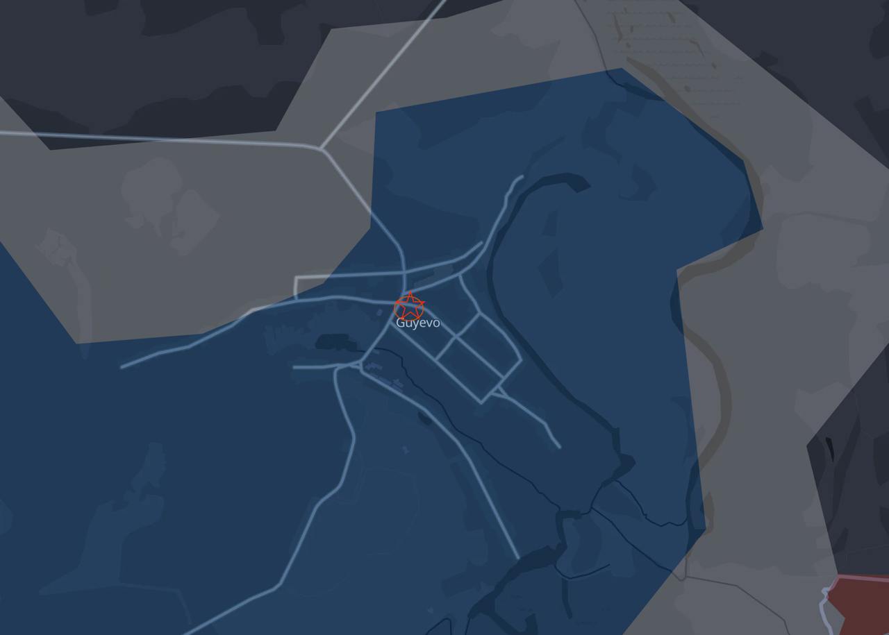 Карта бойових дій. Джерело - Телеграм