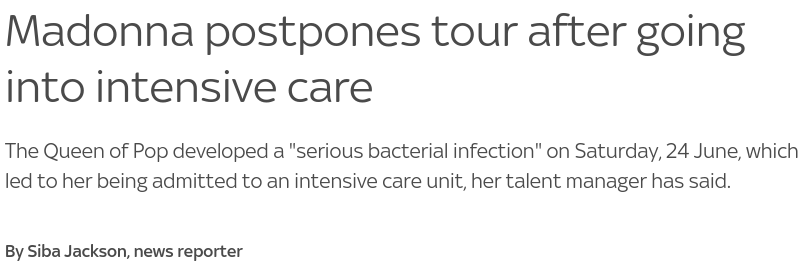 Скриншот из Sky News